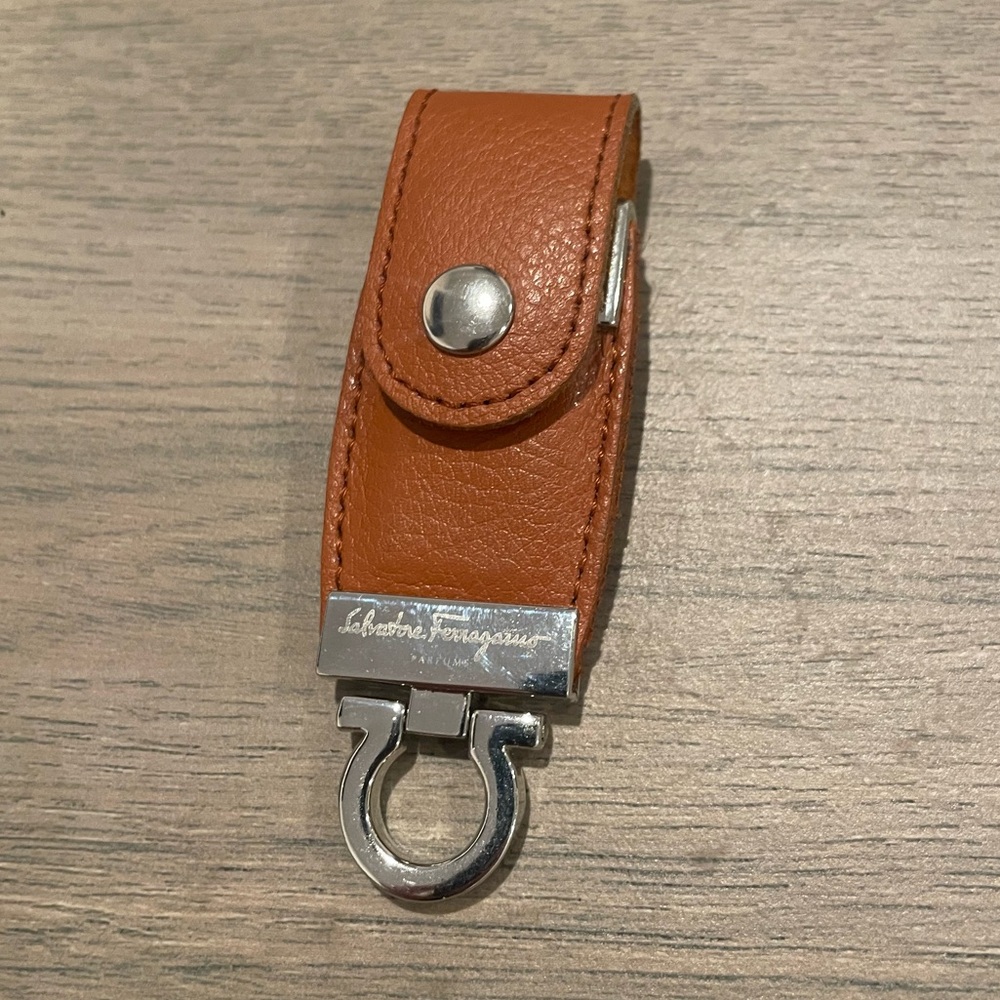 Salvatore Ferragamo Keychain And Flash Drive Holder